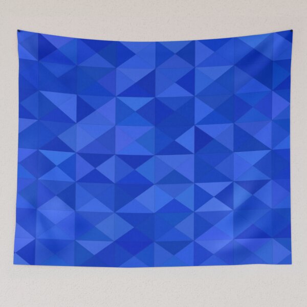Item preview, Blue polygonal pattern  designed and sold by Starfox120.