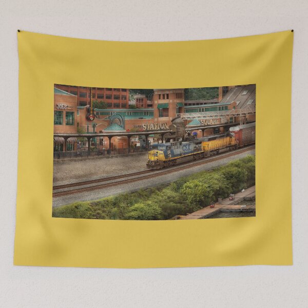 Item preview, Train - Pittsburg, PA - Station Square designed and sold by Mike Savad Photography.