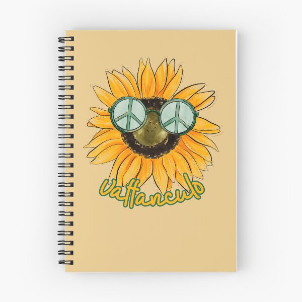 Item preview, vaffanculo sunflower peace symbol art designed and sold by EmeraldeaArt.