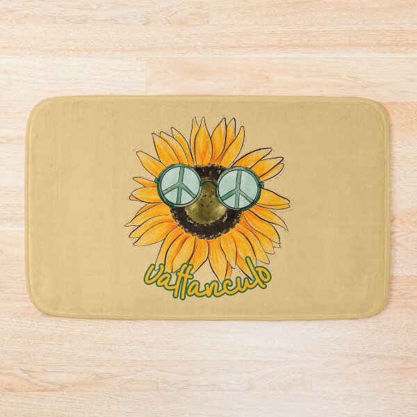 Item preview, vaffanculo sunflower peace symbol art designed and sold by EmeraldeaArt.