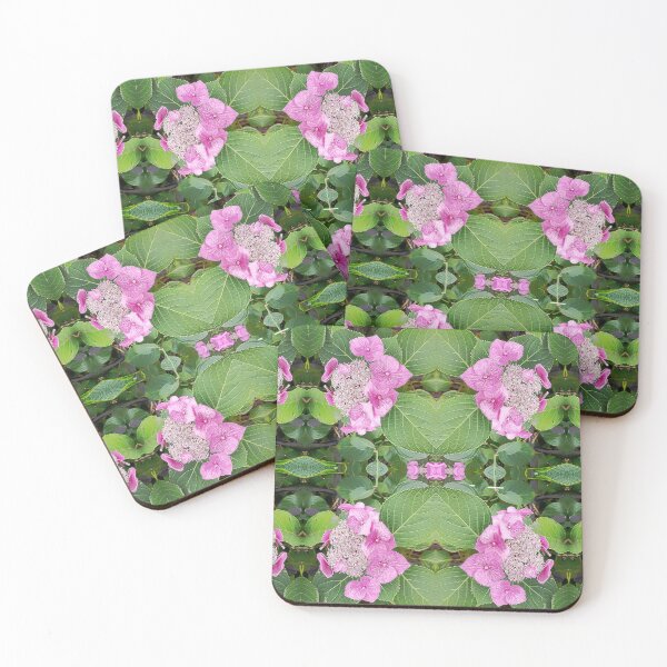 Item preview, Pattern from Hydrangea macrophylla 'TAUBE' Teller Pink lace-cap hydrangea designed and sold by Robin3DT.