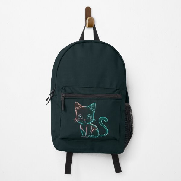 Item preview, cat art chibi fluorescent and phosphorescent hues designed and sold by Firas Aljazzar.