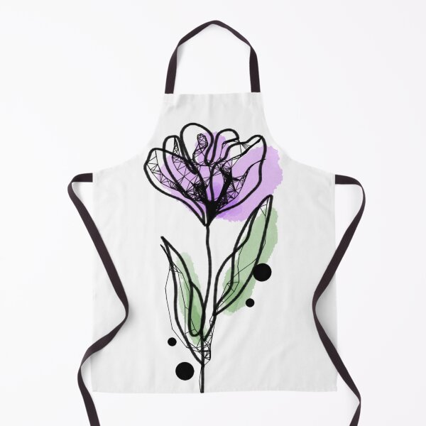 Item preview, Purple flower lineart designed and sold by Krenbxrry.