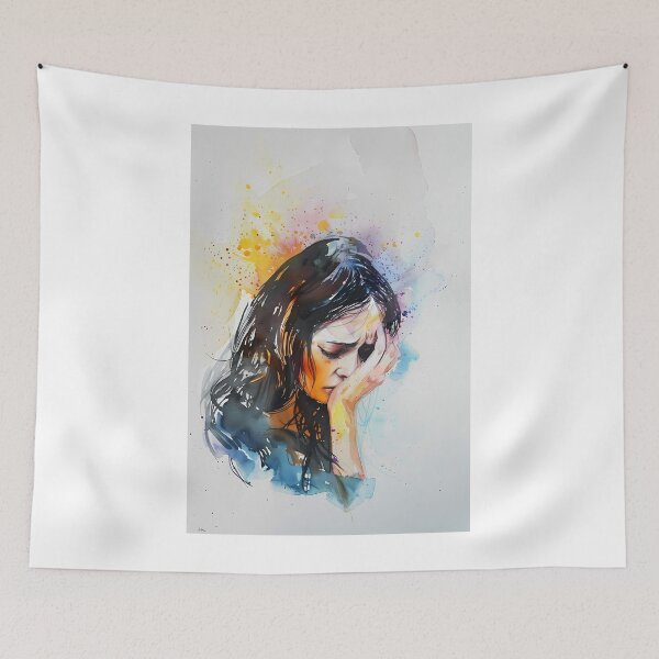 Item preview, Minimalist watercolor designed and sold by MidArtForge.