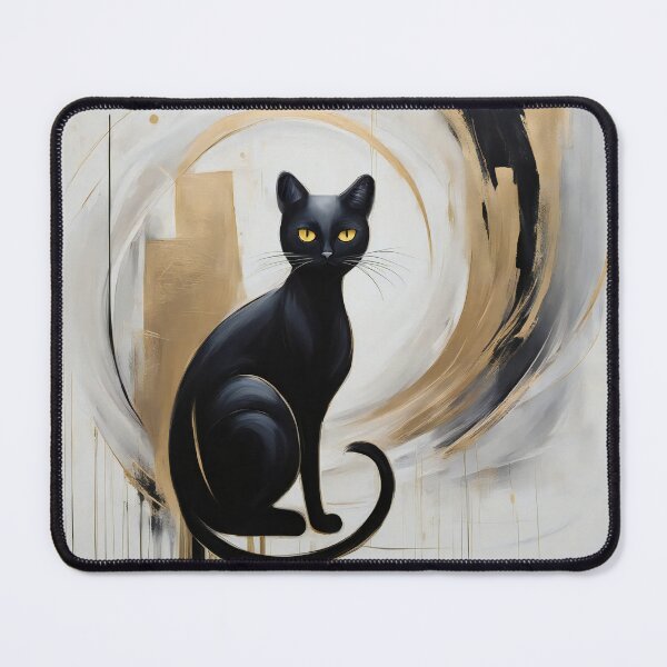 Item preview, Black Cat Abstract designed and sold by Mindy Guidry.