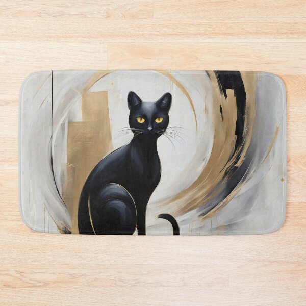 Item preview, Black Cat Abstract designed and sold by Mindy Guidry.