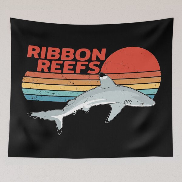 Item preview, Ribbon Reefs Australia Blacktip Reef Shark designed and sold by NicGrayGraphic.