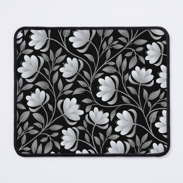 Item preview, Trailing Grey Florals designed and sold by Moorartish.