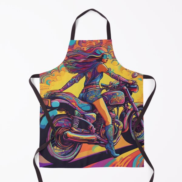 Item preview, Female Motorbike Rider designed and sold by PSYStickersAUS.