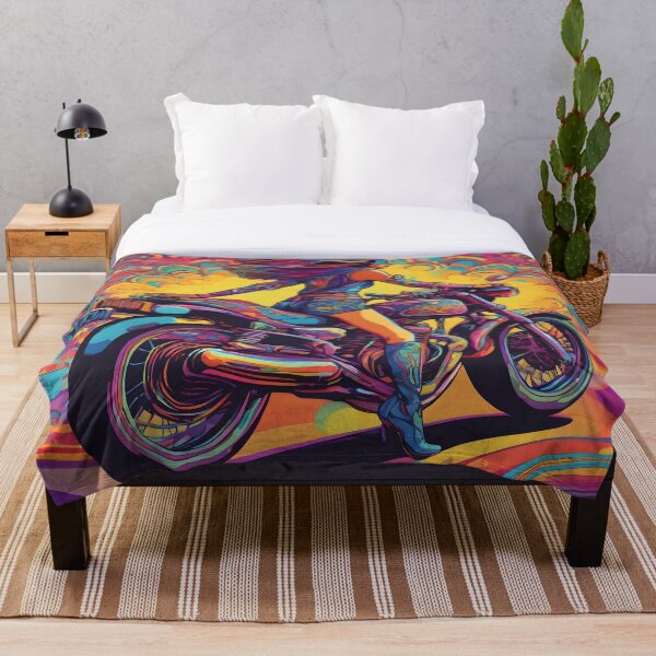 Item preview, Female Motorbike Rider designed and sold by PSYStickersAUS.