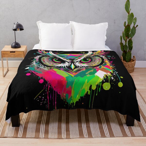 Item preview, Colorful owl designed and sold by GRACIART-FR.