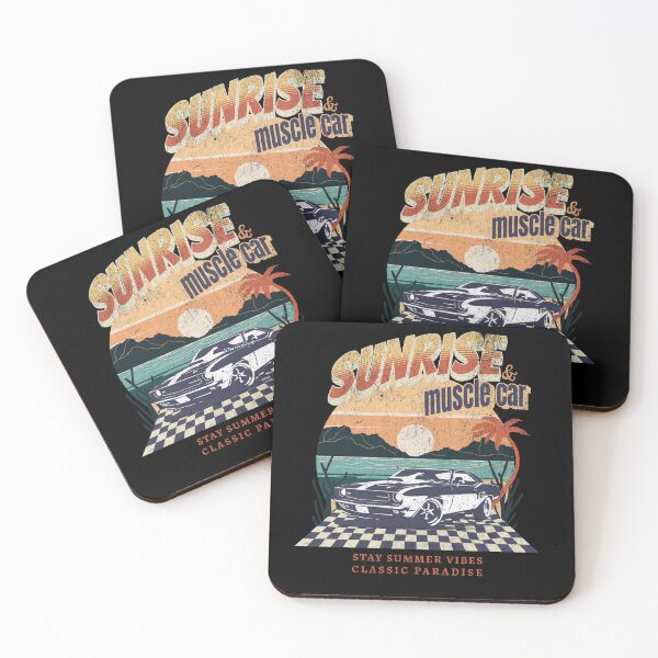 Item preview, Sunrise And Muscle Car designed and sold by TaiyoDigital36.