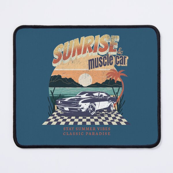 Item preview, Sunrise And Muscle Car designed and sold by TaiyoDigital36.