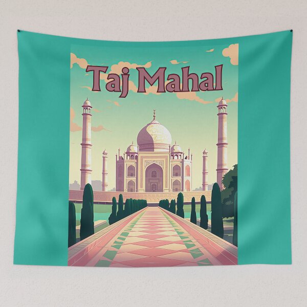 Item preview, Taj Mahal  Poster designed and sold by Pixel-Lair.