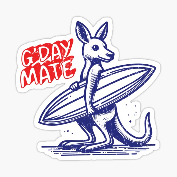 Item preview, G'day Mate  designed and sold by LazyLoungeCo.