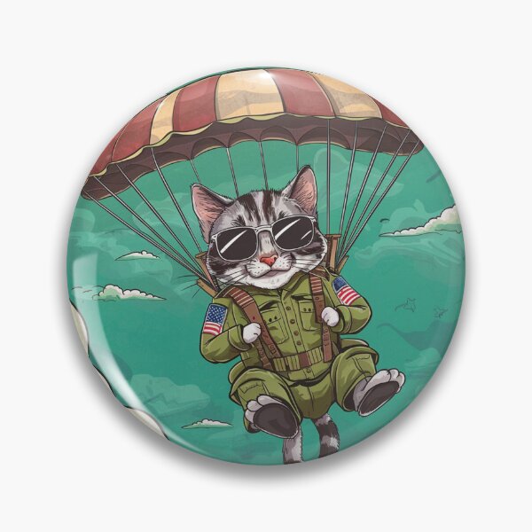 Item preview, Cat parachuter designed and sold by AjerDzordan.