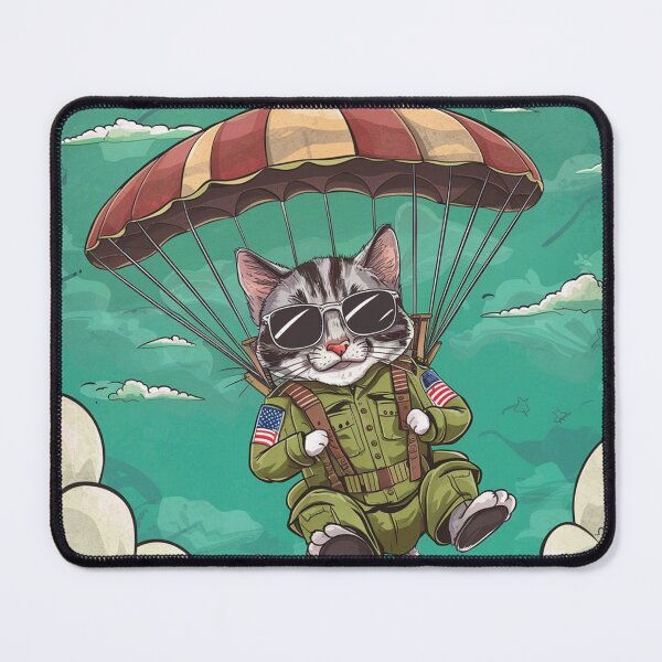 Item preview, Cat parachuter designed and sold by AjerDzordan.