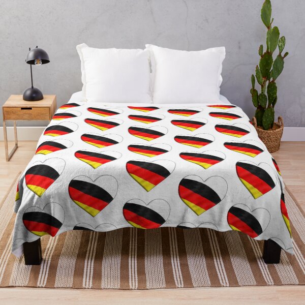 Artikelvorschau, Ich liebe Deutschland, Flagge im Herzform-Design entworfen und verkauft von TerenceLacey.