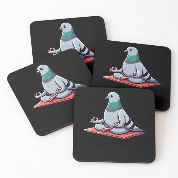 Item preview, Meditation Pigeon Yoga Pose Relaxing Animal designed and sold by Artistoos.