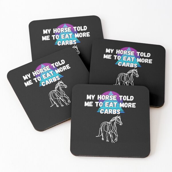 Item preview, My Horse Told Me to Eat More Carbs Horse Lover designed and sold by Hananiah Merch.