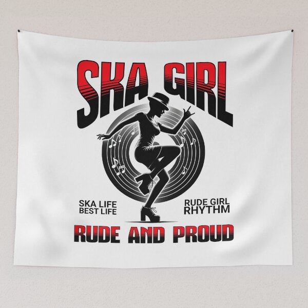 Item preview, Ska Girl Rude And Proud Rhythm  designed and sold by MerchByCraig.