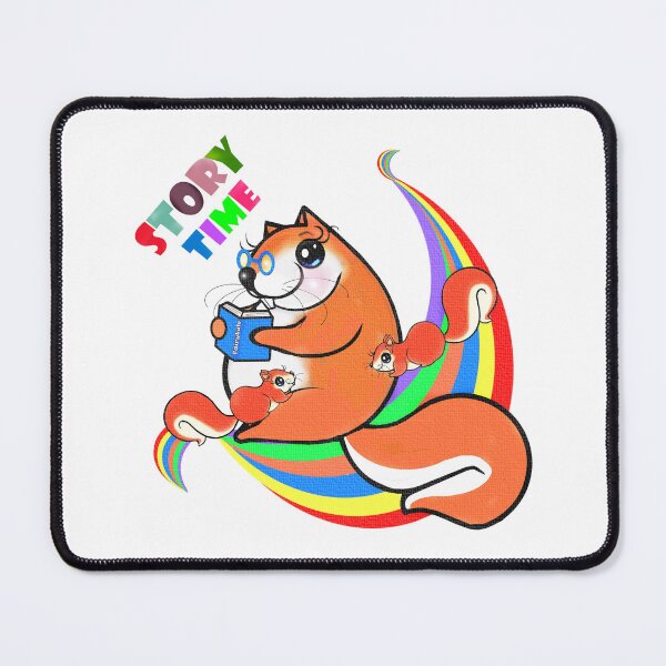 Item preview, Mother squirrel telling a story  designed and sold by Shirley cute art .