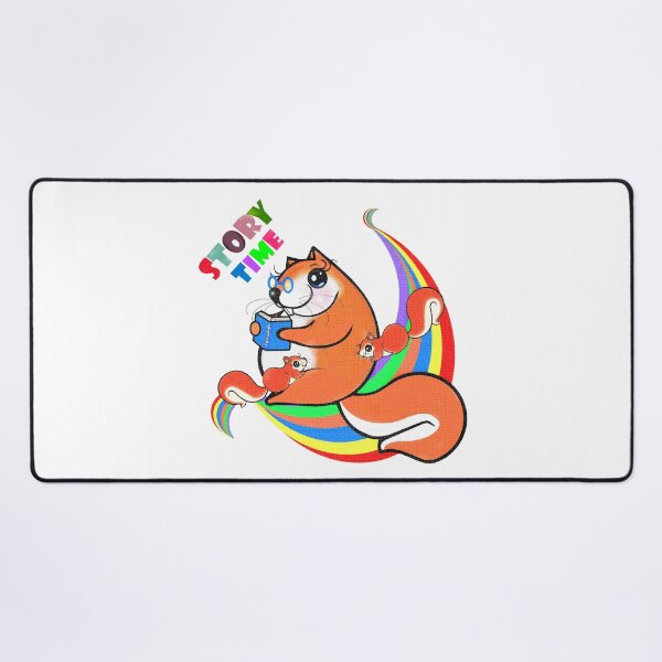 Item preview, Mother squirrel telling a story designed and sold by Shirley cute art .