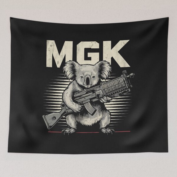 Item preview, ''Machine Gun Koala'' Funny Solder Koala T-Shirt designed and sold by Witty Shirts.