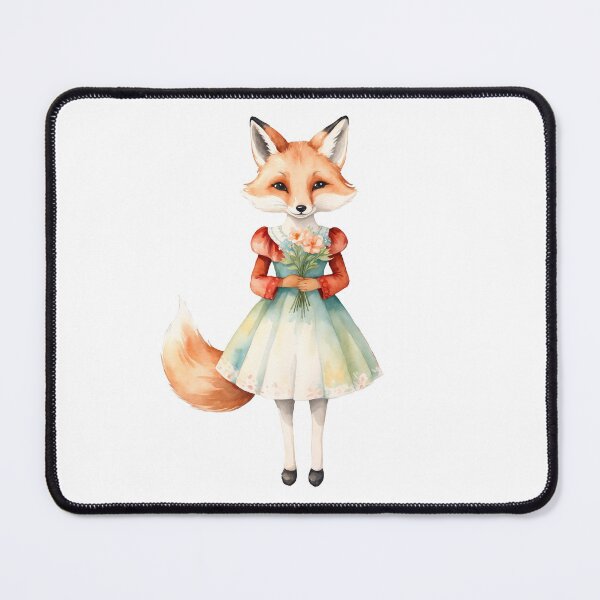 Item preview, Gentle Watercolor Fox Art designed and sold by Victoria Riabov.