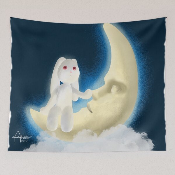 Item preview, rabbit on the moon designed and sold by Arturo Chan Cimé.