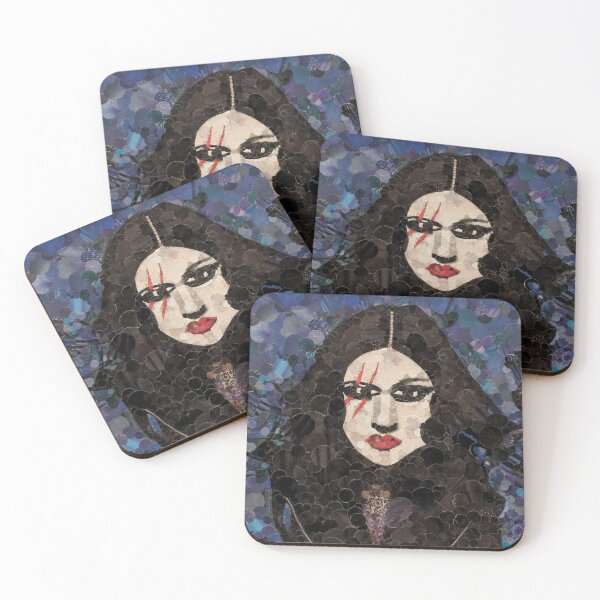 Item preview, Mosaic of Cristina Scabbia of Lacuna Coil designed and sold by Persephone Stardust.