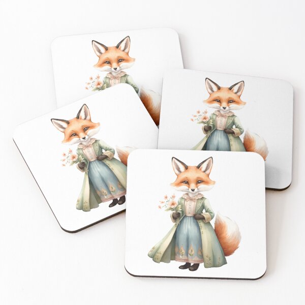 Item preview, Dreamy Watercolor Fox designed and sold by Victoria Riabov.