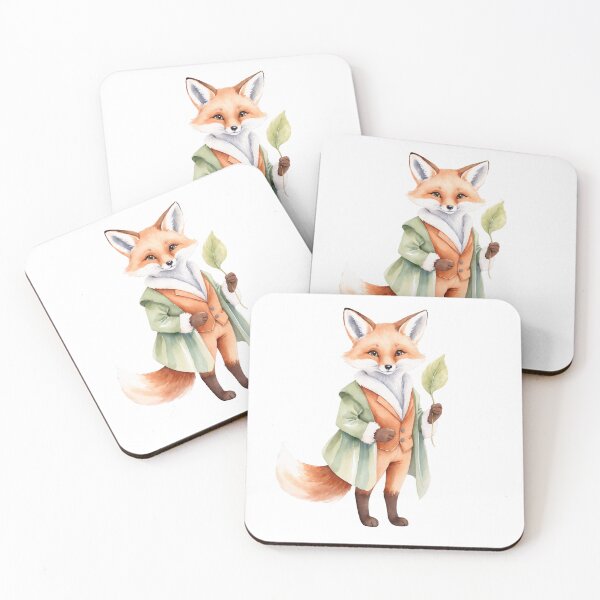 Item preview, Vibrant Watercolor Fox designed and sold by Victoria Riabov.