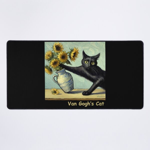 Item preview, Le chat de Van Gogh designed and sold by LivingInThinAir.