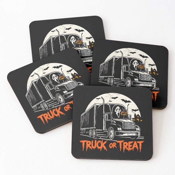 Item preview, Truck or Treat Trucker Halloween designed and sold by CreepyCornerArt.