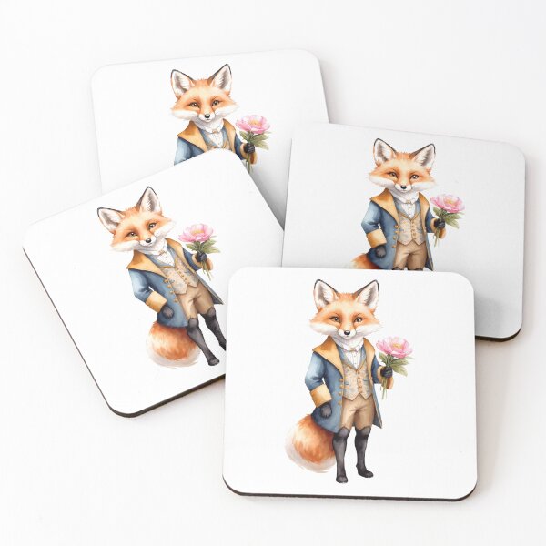 Item preview, Delicate Watercolor Fox designed and sold by Victoria Riabov.