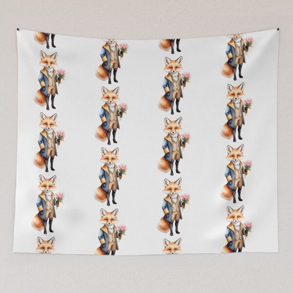 Item preview, Delicate Watercolor Fox designed and sold by Victoria Riabov.