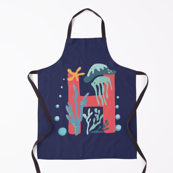 Item preview, H - Coral underwater letter for names starting with H designed and sold by Deepness2023.