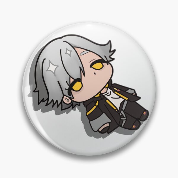 Item preview, Chibi Caelus - Lying Flat Honkai Star Rail x Genshin Impact Sticker designed and sold by MinnowsArt.