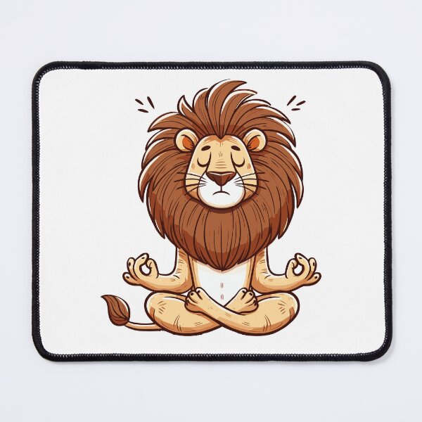Item preview, Meditation Wolf Yoga Pose Relaxing Animal designed and sold by Artistoos.