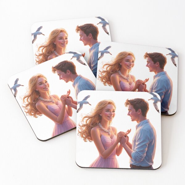 Item preview, A Beautiful Moment: Girl Accepting Proposal on the Beach designed and sold by ROHIT GUPTA.