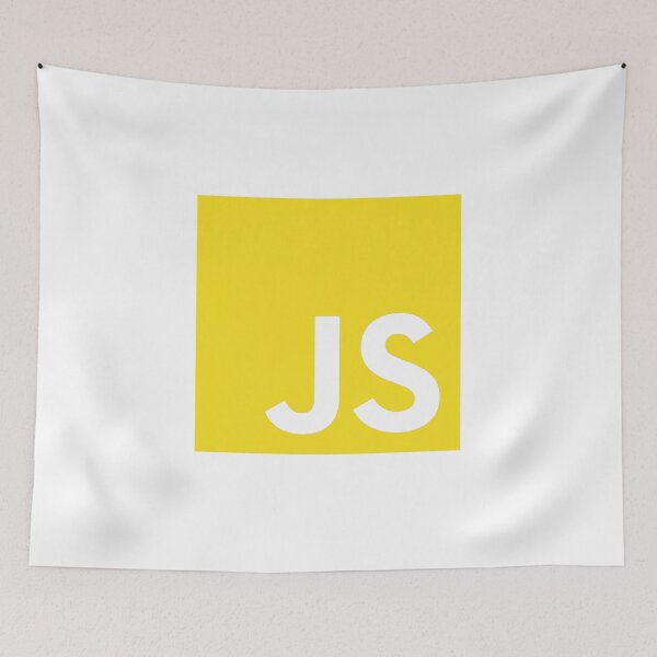 Item preview, JavaScript EcmaScript Yellow-White Logo Hoodie designed and sold by Rainwater Merch.