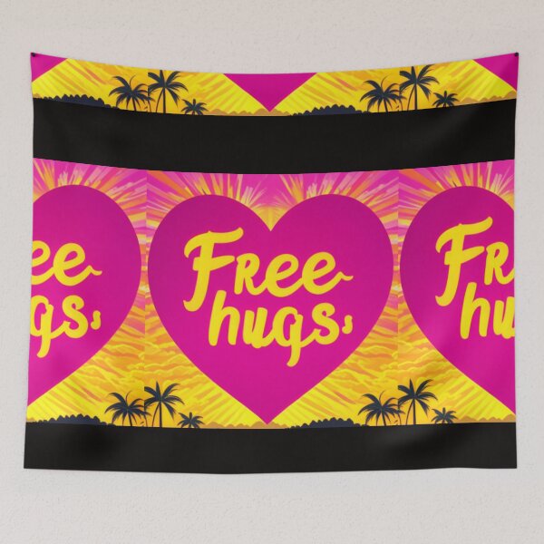 Item preview, Tropical Love Glow Free Hugs in Paradise designed and sold by Highhocreations.