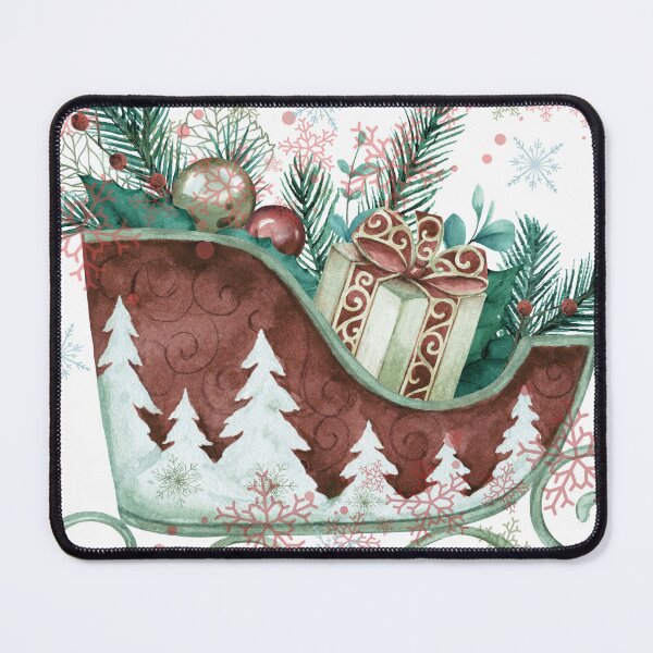 Item preview, Snowflakes and Sleigh designed and sold by deirdre gray.