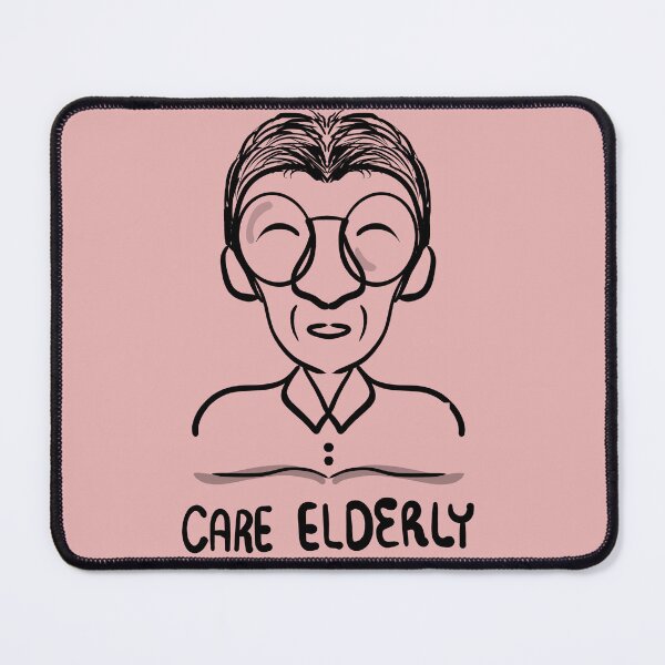 Item preview, Black line drawn cartoon of The Elderly /illustrator designed and sold by nongsao4.