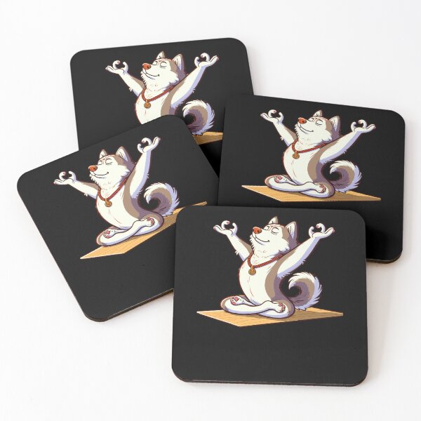 Item preview, Meditation Huskey Yoga Pose Relaxing Animal designed and sold by Artistoos.
