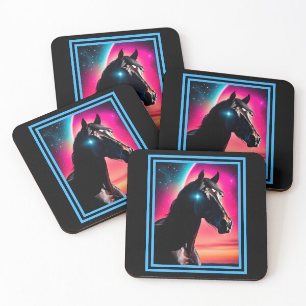 Item preview, Horse Art Cosmic Equestrian Fantasy designed and sold by Hananiah Merch.
