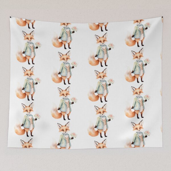 Item preview, Watercolor Fox Wonderland designed and sold by Victoria Riabov.