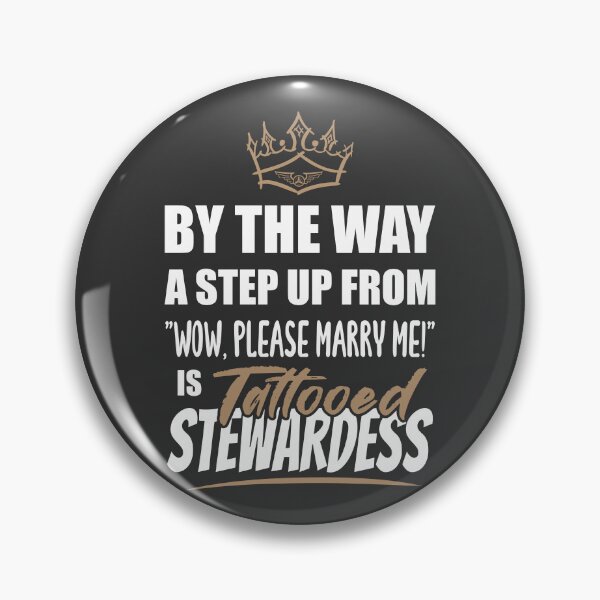 Item preview, Tattooed Stewardess is the Ultimate in Appeal. Funny gift Idea for flight attendant with Tattoos. designed and sold by funnycolors.