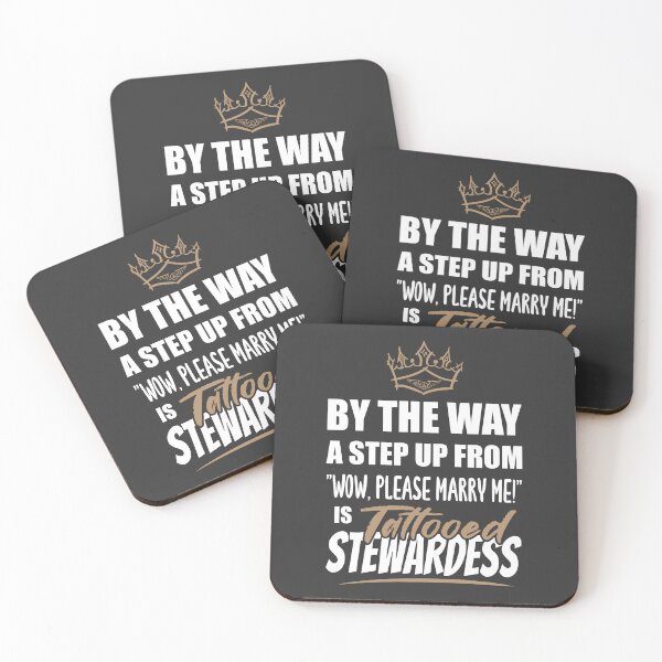 Item preview, Tattooed Stewardess is the Ultimate in Appeal. Funny gift Idea for flight attendant with Tattoos. designed and sold by funnycolors.